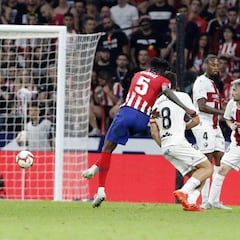 El Atlético amenaza también desde fuera del área