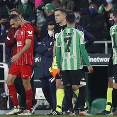 Jordán, de camino al hospital
tras la suspensión del derbi