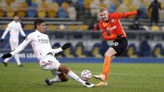 Varane, contra el Shakhtar. 