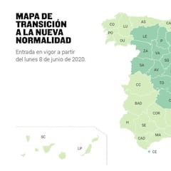 Coronavirus: ¿qué provincias entran en Fase 2 y Fase 3 el lunes 8 de junio?