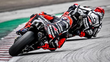 Viñales y Márquez, en los test de Sepang de MotoGP 2023.