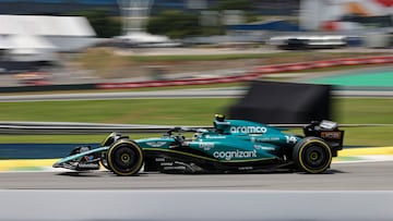 AME3783. SAO PAULO (BRASIL), 04/11/2023.- El español Fernando Alonso de Alpine compite hoy, en el sprint shootout previo al Gran Premio de Brasil de Fórmula 1, en el circuito de Interlagos, en Sao Paulo (Brasil). EFE/ Sebastiao Moreira
