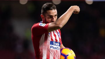 Koke, durante el partido contra la Real.