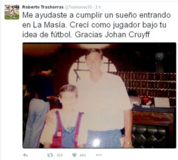 El mundo del deporte despide a Johan Cruyff en las redes sociales