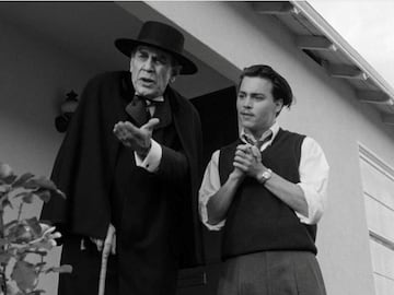 Johnny Depp y Martin Landau en una escena de 'Ed Wood'