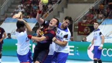 Fotografía del FC Barcelona-Fraikin Granollers de la final de la Liga Asobal