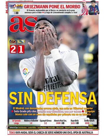 Las portadas de AS de enero