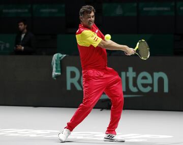 Sergi Bruguera, el capitán de la selección española.