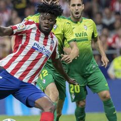 Thomas no se entrenó por molestias musculares y Morata lo hizo aparte