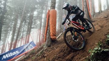 Danny Hart performs at UCI DH World Cup in Lenzerheide, Switzerland on August 10th, 2019 // Bartek Wolinski/Red Bull Content Pool // AP-217GUN9U51W11 // Usage for editorial use only // 