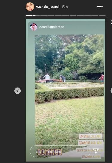 Los Icardi estrenan su nueva en casa en Par¨ªs con un asado con los jugadores del PSG