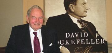 Rockefeller presentó sus memorias en España en 2004.