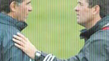 Carlos Queiroz con López Caro.