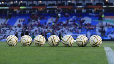 Official Ball Voit Tracer 1922 during the game Pachuca vs Toluca, corresponding to second leg of the great final of the Torneo Apertura 2022 of the Liga BBVA MX, at Hidalgo Stadium, on October 30, 2022.
<br><br>
Balones Oficiales Voit Tracer 1922 durante el partido Pachuca vs Toluca, correspondiente a la vuelta de la gran final del Torneo Apertura 2022 de la Liga BBVA MX, en el Estadio Hidalgo, el 30 de octubre de 2022.
