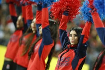 Los hinchas del DIM prendieron la fiesta de la final en Medellín