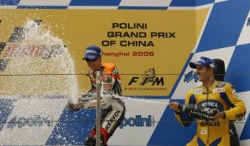 Dani Pedrosa obtuvo su primera victoria en el GP de China en 2006.