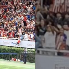 Fanático de Chivas se cae de las gradas en el Clásico Nacional