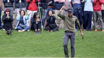 Cabrera-Bello, mejor tarjeta de la jornada, luchará por el título