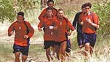 <b>PINOS. </b>Pese a la dureza de las carreras, los atléticos cumplieron.