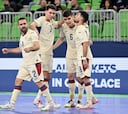 Resumen y resultados del España-Italia, cuartos de final del Europeo de fútbol sala de Eslovenia, Letonia y Lituania en AS.
