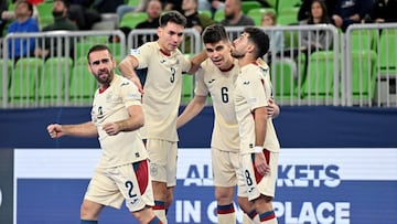 Resumen y resultados del España-Italia, cuartos de final del Europeo de fútbol sala de Eslovenia, Letonia y Lituania en AS.