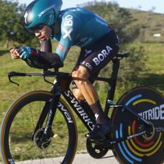 Daniel Martínez, séptimo e Higuita, 20 en la contrarreloj