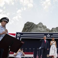 How to fit Donald Trump on Mount Rushmore