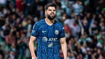  Nestor Araujo of America during the game Santos vs America, corresponding to Round 05 of the Torneo Clausura 2023 of the Liga BBVA MX, at TSM -Corona- Stadium, on February 04, 2023.

<br><br>

 Nestor Araujo de America durante el partido Santos vs America, Correspondiente a la Jornada 05 del Torneo Clausura 2023 de la Liga BBVA MX, en el Estadio TSM -Corona-, el 04 de Febrero de 2023.