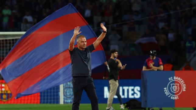 Flick: “La temporada que viene quizás tenemos que trabajar aún más duro para lograr títulos”