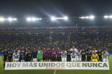 Así fueron los homenajes en Liga MX en memoria de las víctimas del sismo