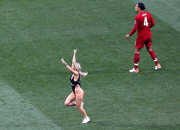 Emocionante final de Champions League. El Wanda Metropolitano está vestido de rojo y blanco ¡Espectacular! 