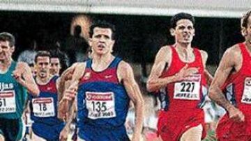 <b>EL TRÍO ESPAÑOL.</b> Higuero (135), Parra (227) y Estévez (79) defenderán el honor español en 1.500.