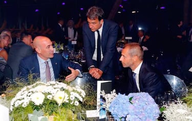 Rubiales y Florentino, en la cena de la Supercopa: reencuentro tras el 'caso Lopetegui' en Rusia