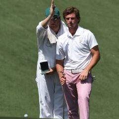 Matías Domínguez protagonizó un irregular debut en Augusta