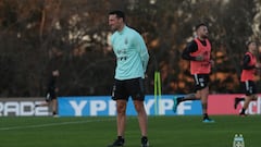 Scaloni todavía no confirmó el equipo contra Colombia