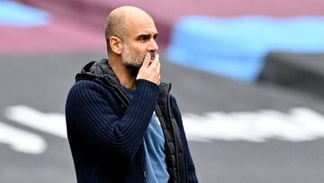 Pep Guardiola, técnico del City.