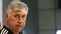 Ancelotti: "El cuchillo de la Liga está del lado justo del Barça"