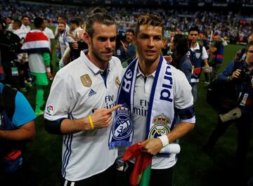 Gareth Bale y Cristiano Ronaldo.
