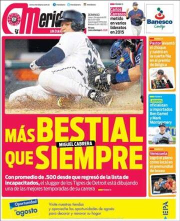 Portadas de la prensa deportiva