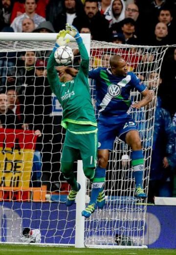 Keylor Navas y Naldo.