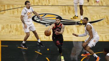 Fred VanVleet, durante el partido de la NBA que ha enfrentado a Orlando Magic y a Toronto Raptors.