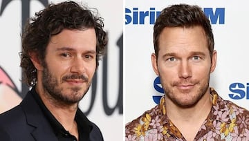 Así lucen Adam Brody y Chris Pratt en 2024.