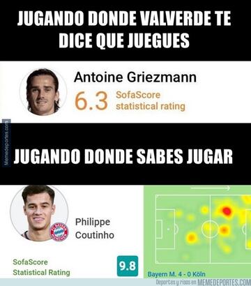 Real Madrid, Barça... protagonistas de los memes de la jornada