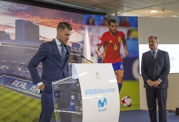 Las mejores imágenes de la presentación de Dani Ceballos