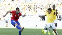 Mauricio Pinilla en el pasado Mundial de Brasil 2014