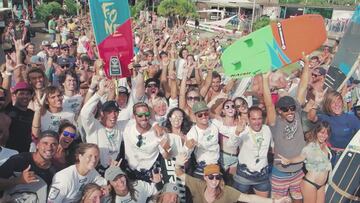 Spain Kiteboarding League, Tarifa. Foto de familia en El Tumbao.