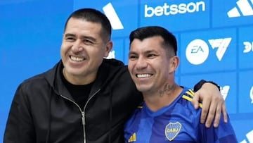 Riquelme revela el mensaje que le envió Medel tras el sorteo de la Libertadores