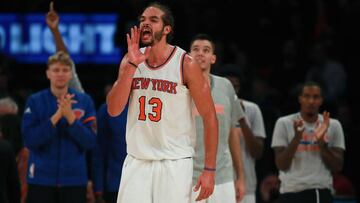 Joakim Noah, durante su etapa en New York Knicks.