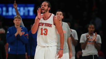 Joakim Noah, durante su etapa en New York Knicks.