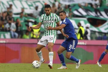 Millonarios volvió a vencer a Nacional en el Atanasio Girardot luego de 10 años. Victoria 1-3 en el cierre del todos contra todos para ser cabeza de serie de cuadrangulares junto al Verdolaga.